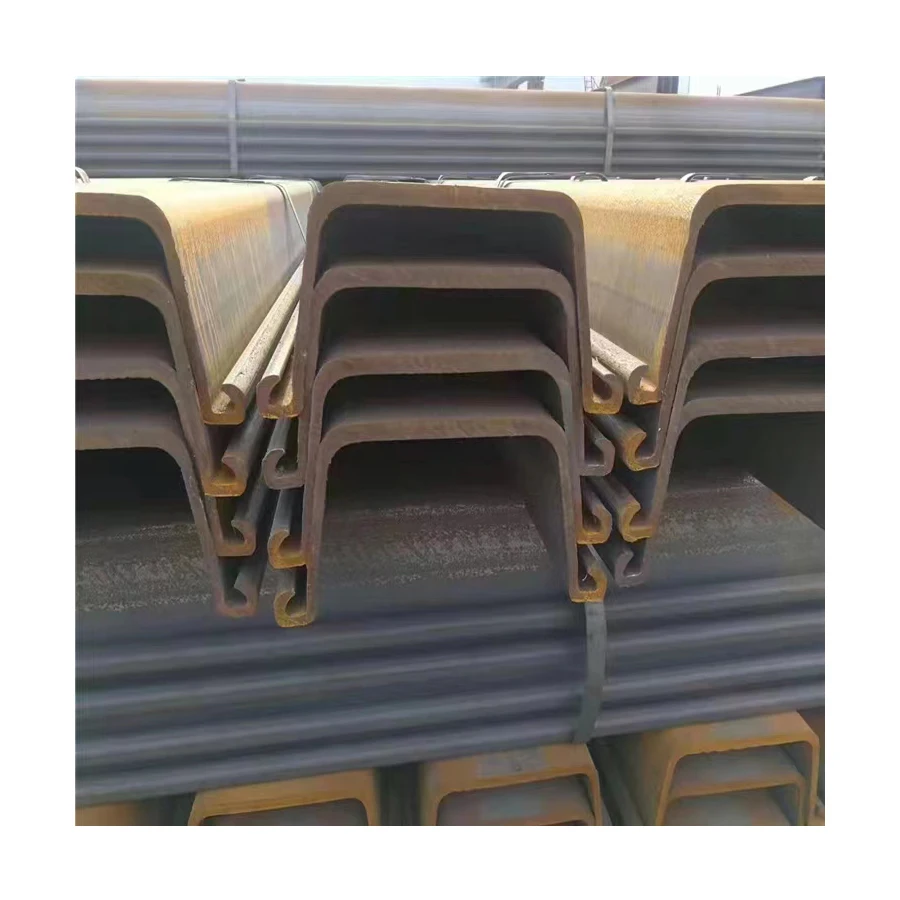 China Supplier Hot Rolled S355 Q345b Sy295 U Type Z Type Steel Sheet Pile with Manufacture Price