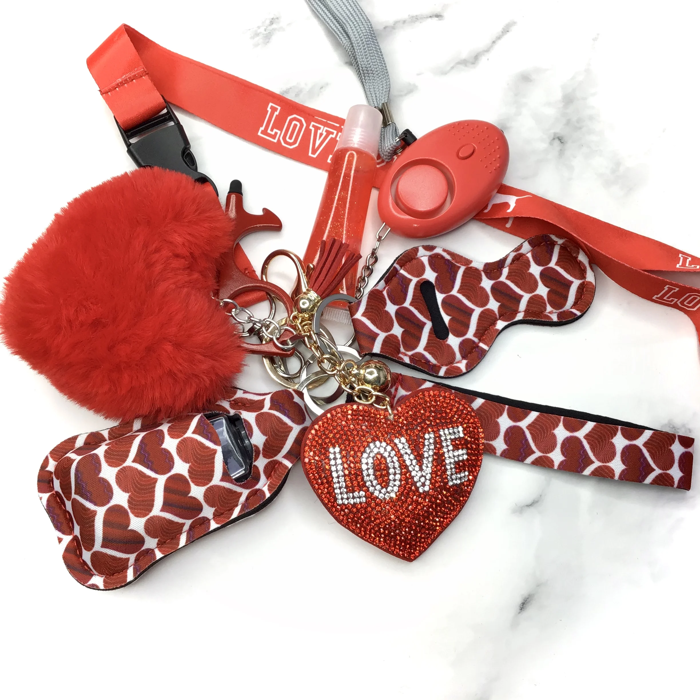 Брелок для ключей с распылителем, брелок для самозащиты от сглаза