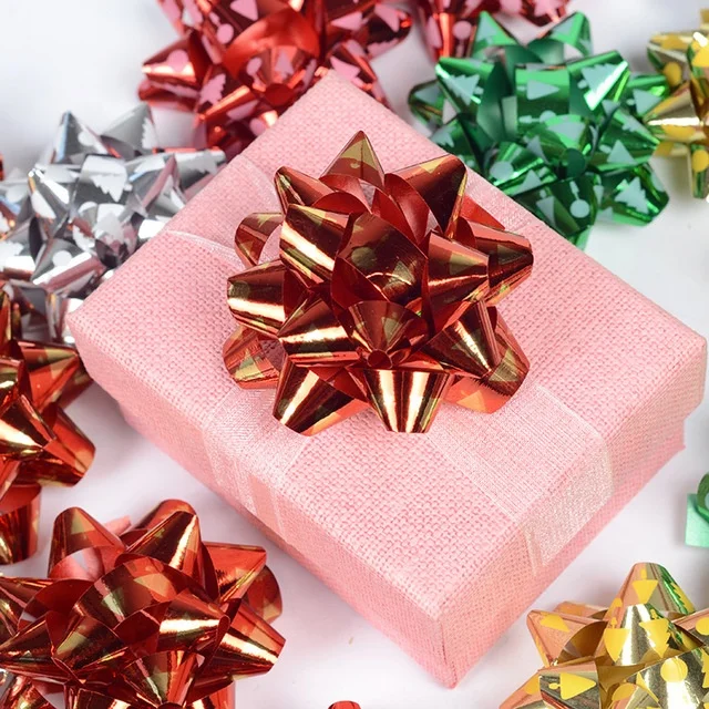 Gift Boxes Wrap Star Ribbon Bow pull bows gift ribbon satin ribbon bows