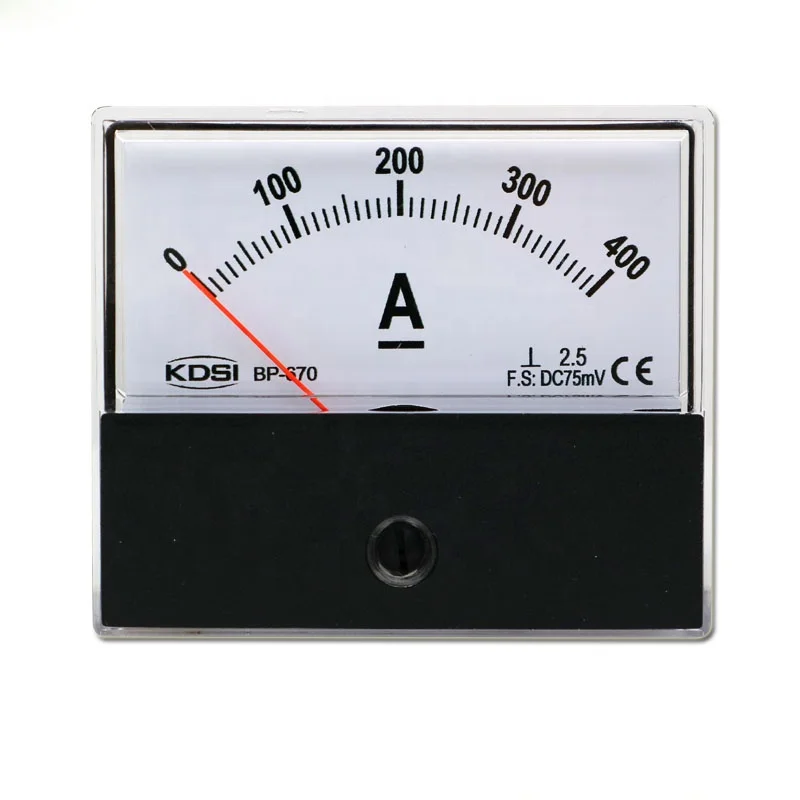 20 Years Manufacturing Experience BP-670 DC75mV 400A DC Panel Analog Volt Ampere Indicator