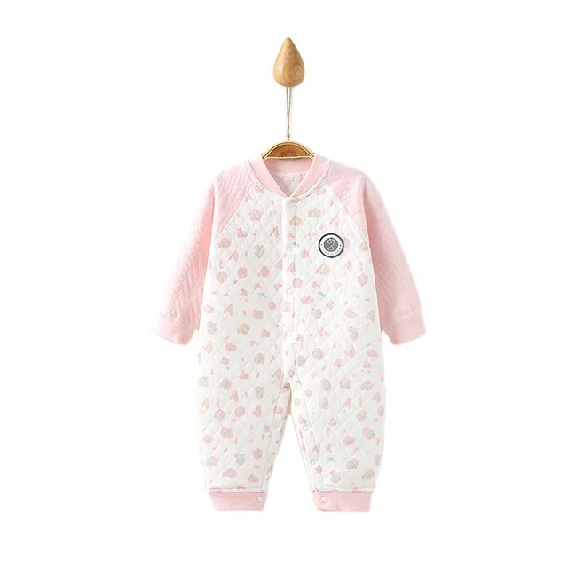 
Baby organic cotton padded thermal jumpsuit 0-36 months 