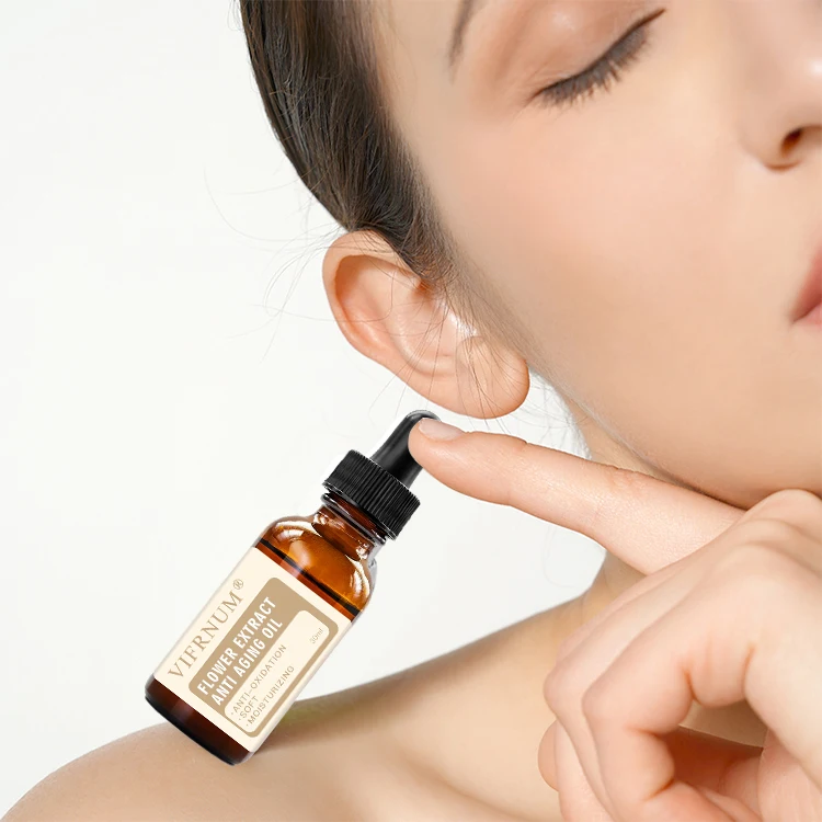 private label 30ml jojoba olive face serum oil glow face massage oil