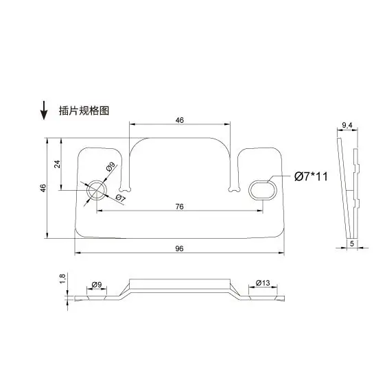 Sofas Factory Supply mountain shape Sofa bed connect bracket Furniture Accessories Sofa Connector