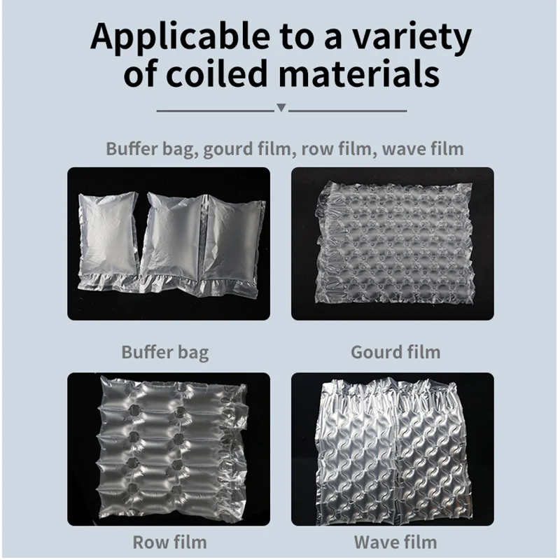 110V/220V Air Cushion Machine Packaging Bubble Wrap Air Cushion Bubble Film Packing Machine