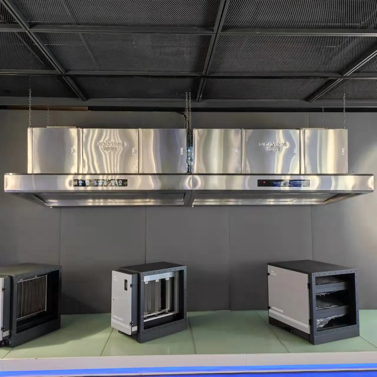 Вытяжка из нержавеющей стали для кухни, ресторана