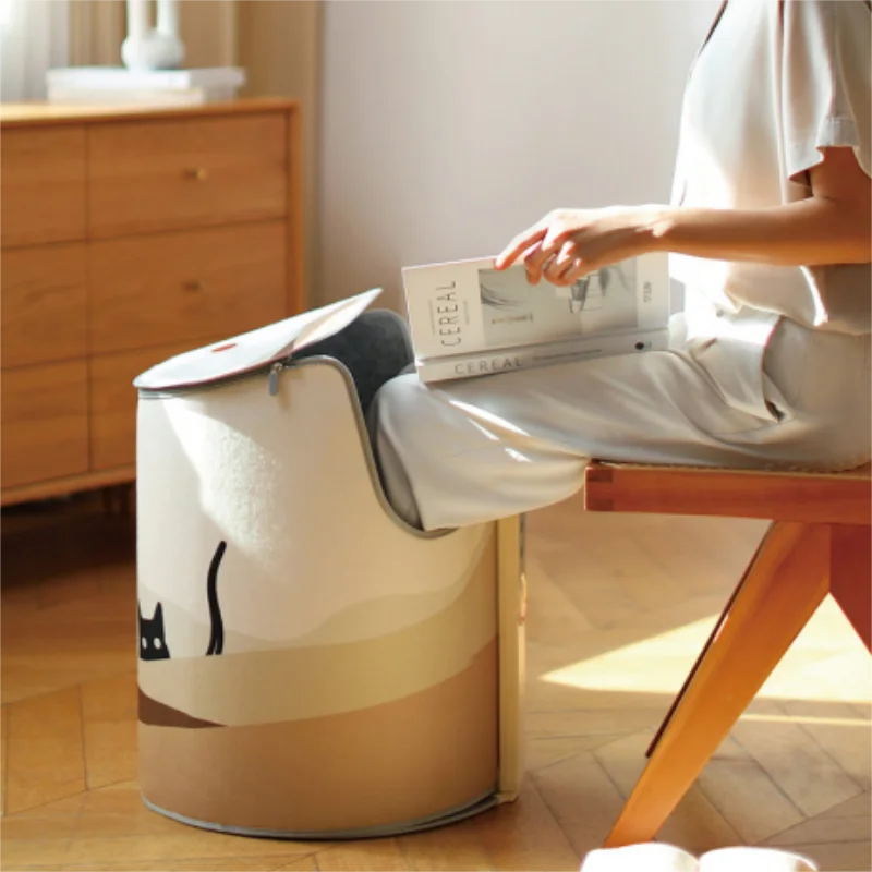 Upgraded Foot Warmer with Cover and Pad Leak WInd Proof Heater