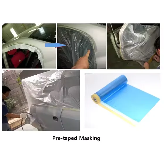 EONBON Outdoor Taped Protective 900mm Anti Uv Blue Paper Protective Film