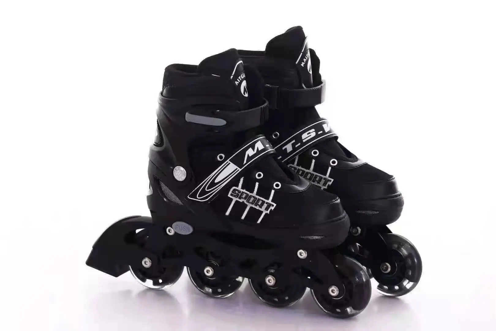 2022 Adjustable Kids Skating Shoes Custom Flash Wheel Inline Roller Skates Set for Children