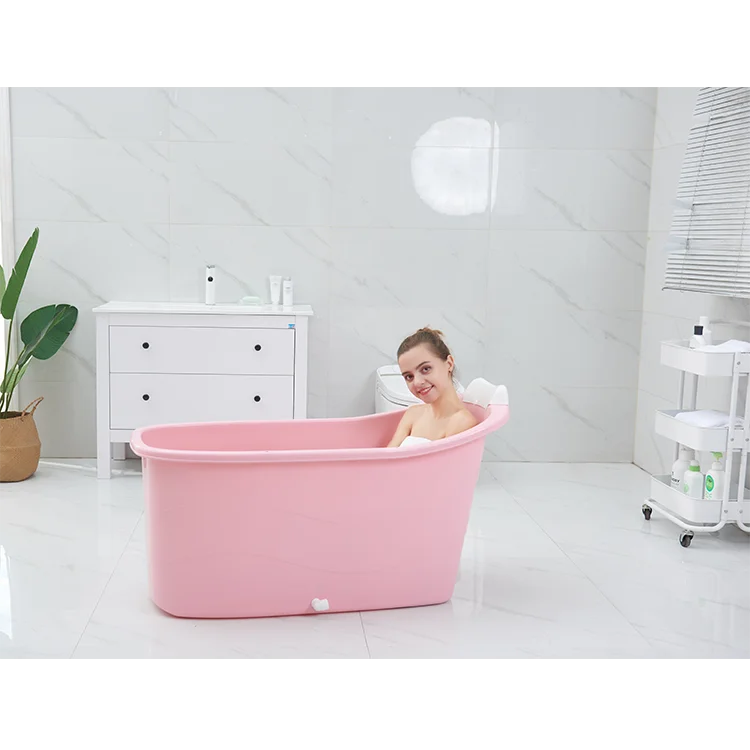 Customized Printed Modern Plastic Bathtub Adult Portable Indoor Bathtub For Adults