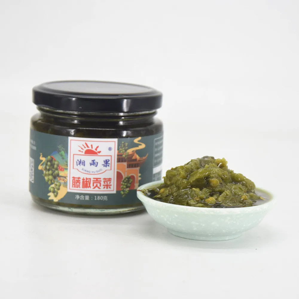 Factory Direct Supply Chinese Canned Vegetables Numbing Rattan Pepper with Tribute Vegetables Hunan Cuisine Xiang Yu Guo