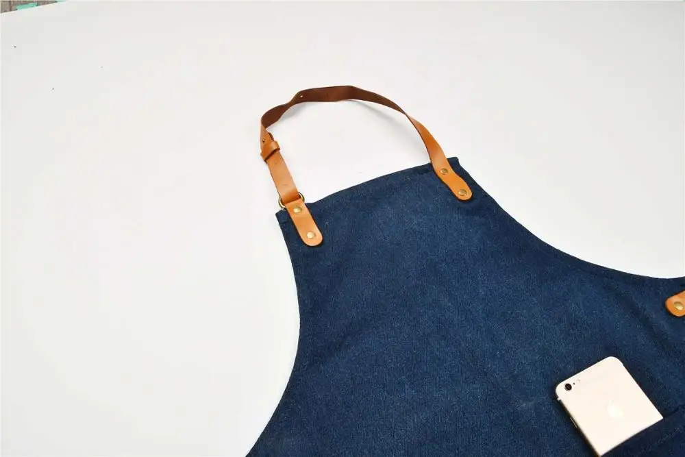 new design Oilcloth Apron Cooking restaurant apron barber apron customized logo limited edition low MOQ and price