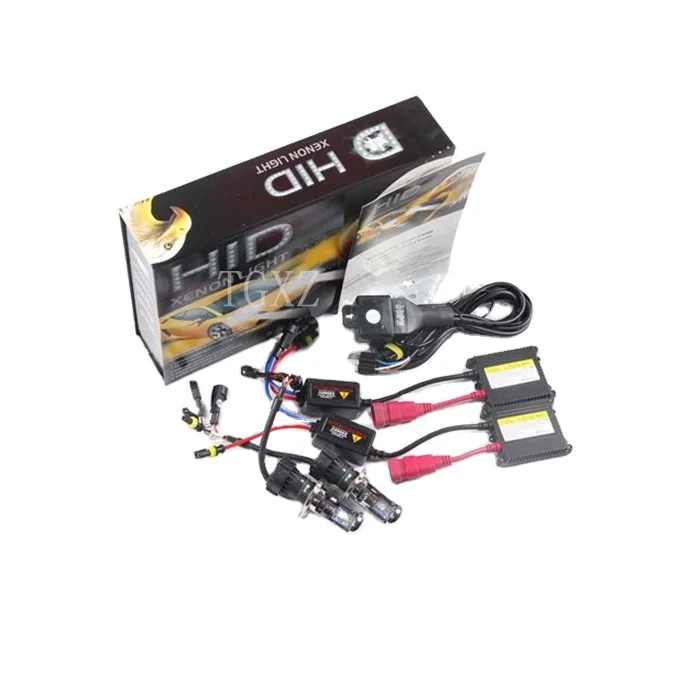 Высококачественная ксеноновая лампа 6000k, 12 В переменного тока, 55 Вт, h4-3 h4, hi lo hid, комплекты ксеноновых ламп hid, Комплект Ксеноновых балластов для автомобиля