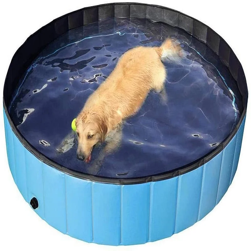  High Quality PVC Non-slip Foldable Pet Bath Dog Padding Pool for Cats