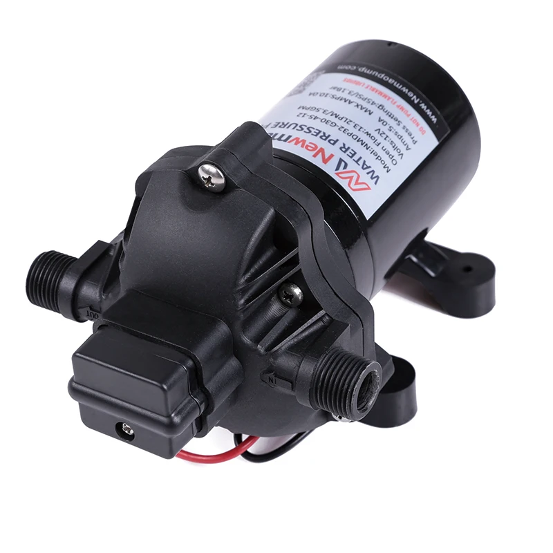 Newmao 12V DC Mini Diaphragm Car Washer Water Pump 11.6LPM 45PSI