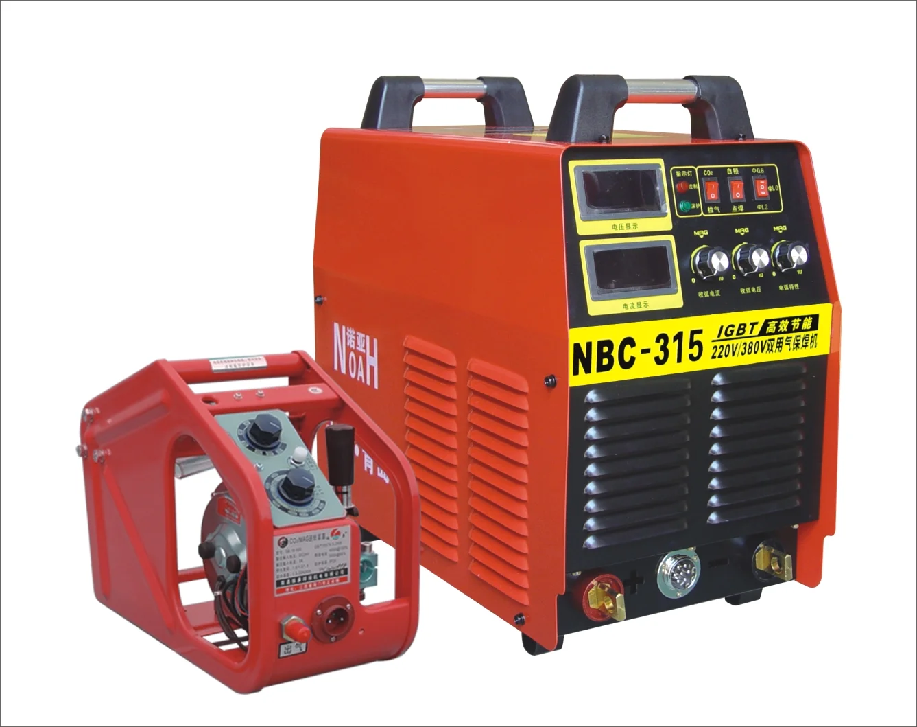 WELDERNEED NBC315 Plus Industrial 300amp Double Voltage MIG Welder Welding Machine