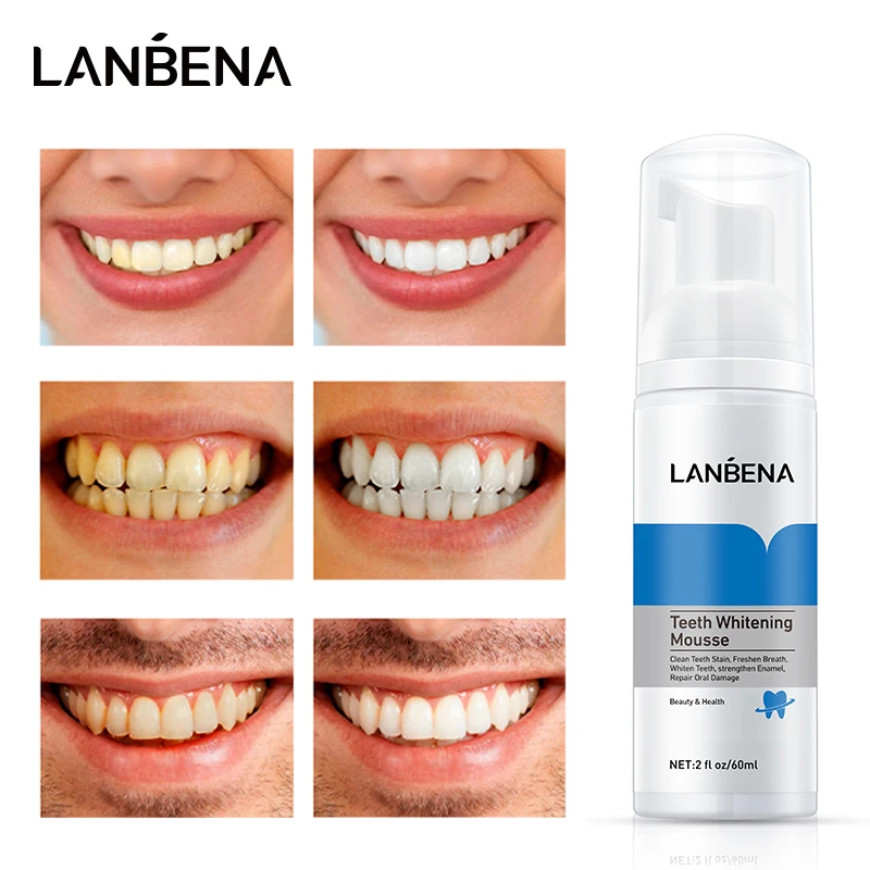 LANBENA отбеливающая зубная паста для домашнего использования легкая пена мусса оптовая продажа частная торговая марка лучший Стоматологический Продукт