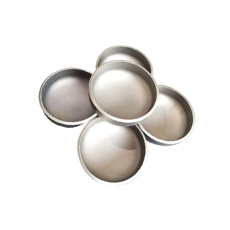 ANSI/ASME B16.9 B36.10 B36.19  Gr1 Gr2 Gr7 Gr12 etc Titanium Caps NPS 1/2'-48'  SCH60/80S SCH100/120/140/160/STD/XS/XXS
