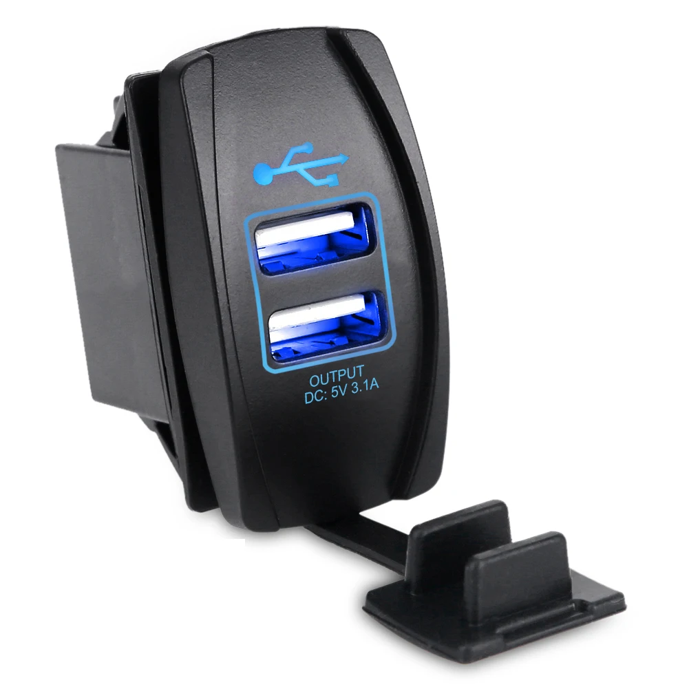  DS2013L-3.1A 3.1A 2.1A зарядное устройство с двумя портами автобус лодка морской автомобильное 12V USB