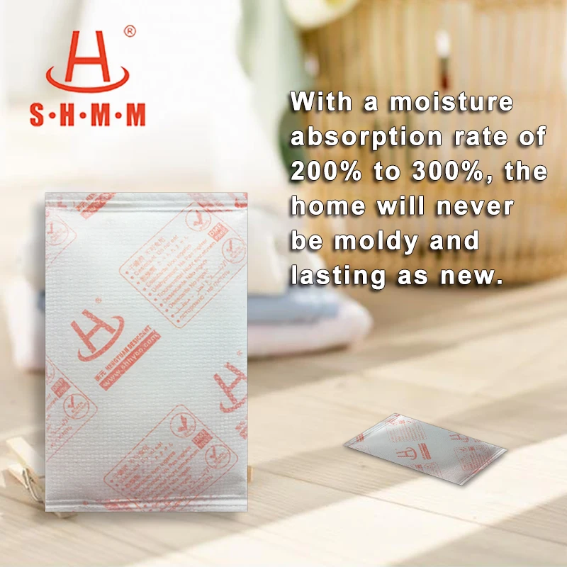 
300% moisture absorbing rate super hyper dry desiccant 25g for cotton leather clothes garment prevent from mold odors musty 