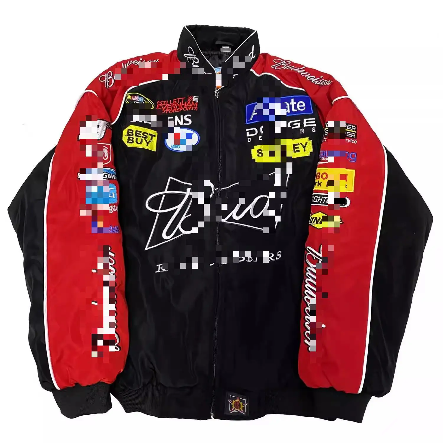 Embroidery Riding Suit Men American Suit Race Car Jackets Motorcycle Coat Loose Casual Cotton Women Clothes Racing Jacket