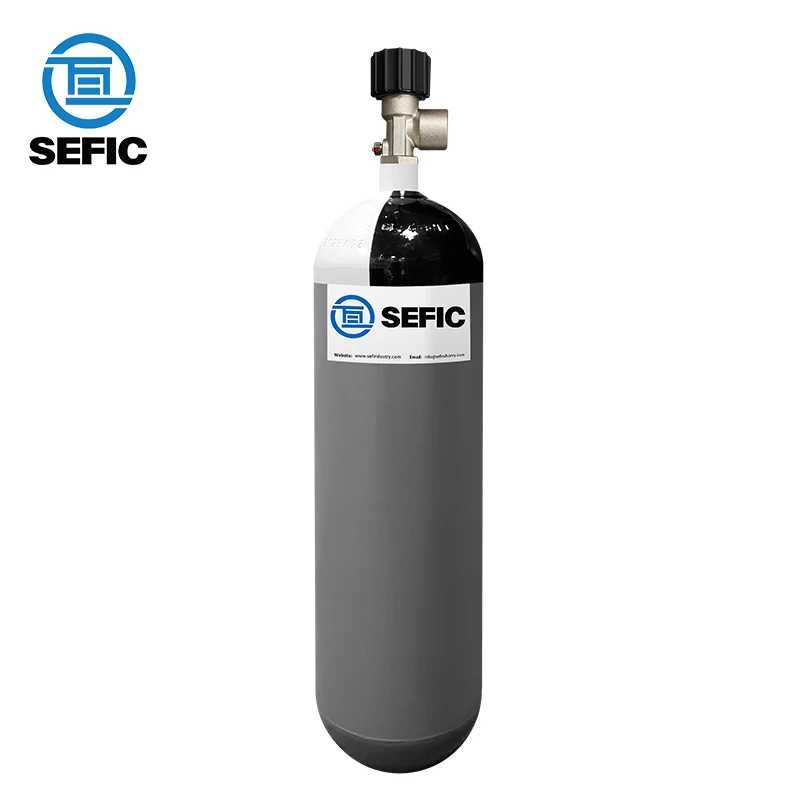 Good Sale 6L SCBA Steel Cylinder High Pressure 300Bar Air Tank for Breathing Apparatus Cylinders