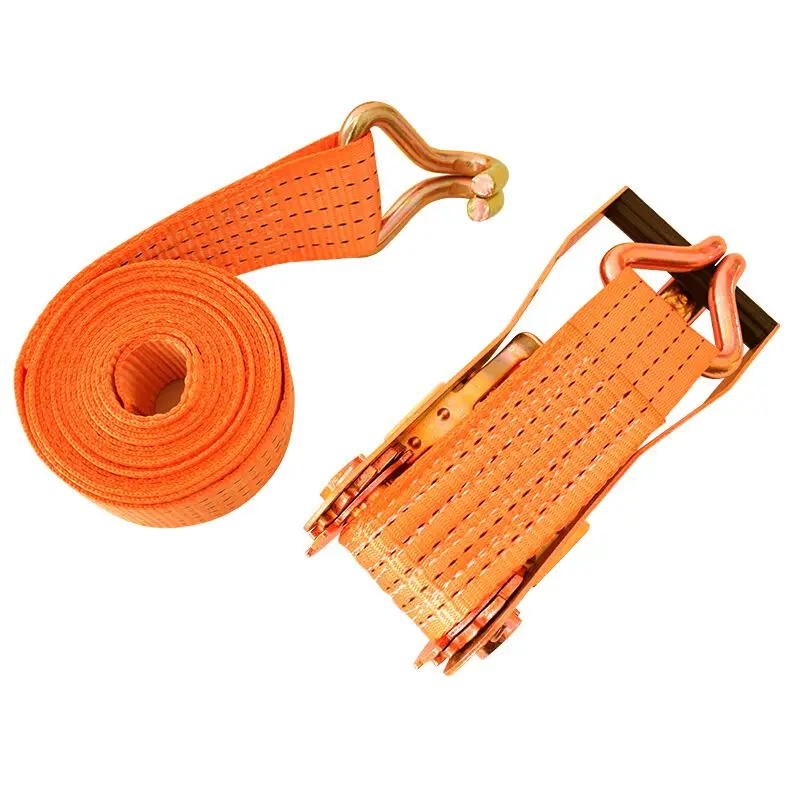 Hot selling Factory Customized packaging ratchet strap belt ratchet tie down Trailer Strap Polyester Lashing Belt