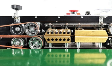 Bespacker FR-880 автоматическая печать даты непрерывного нагрева мини-упаковщик пакетов машина для герметизации ленточных упаковщиков