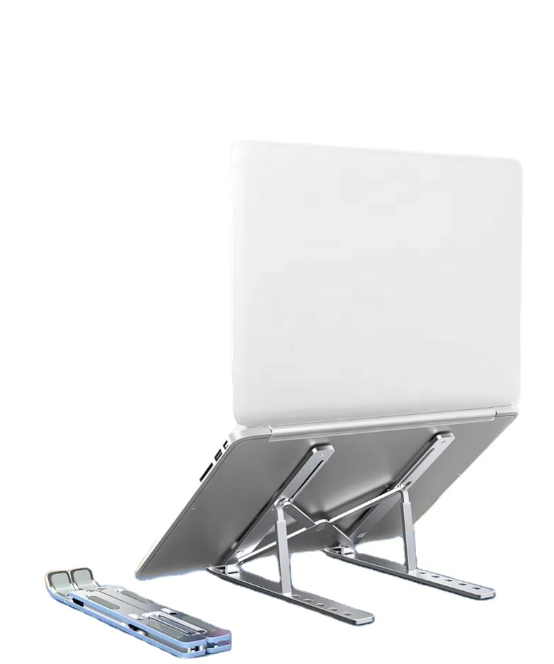 
2021 Best Selling laptop notebook ,tablet pc ,smart phone Holder Folding stands Portable Wirth Adjustable Aluminum Stand 
