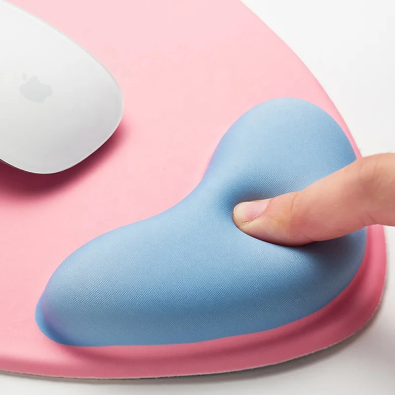 Custom Logo Personalized Gaming Mouse Mat Pad With Wrist Rest Support