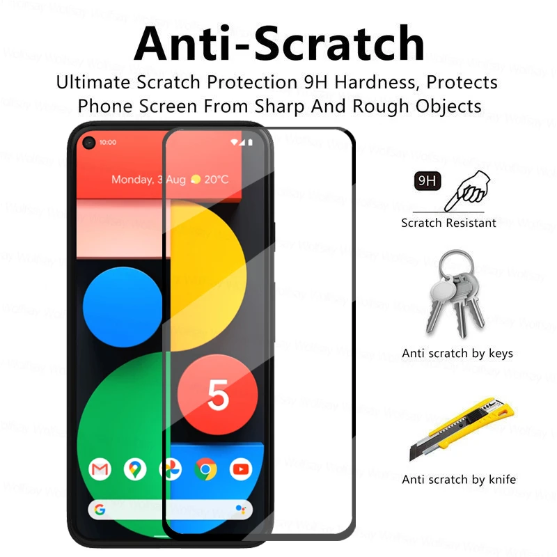 Glass For Google Pixel 6 Glass For Google Pixel 6 Screen Protector Tempered Glass Protective Film For Google Pixel 6 Pro 5A 4 XL