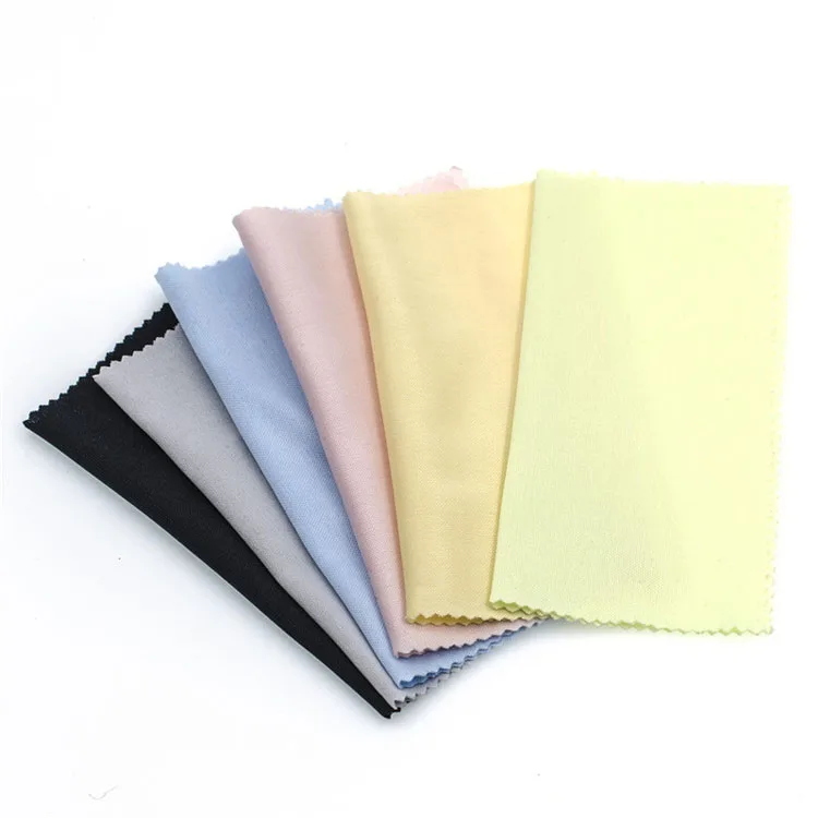 Customized Logo Print Multi Color Custom Size Microfiber Cleaning  Cloths Custom Glasses Cloth For Eye Glasses