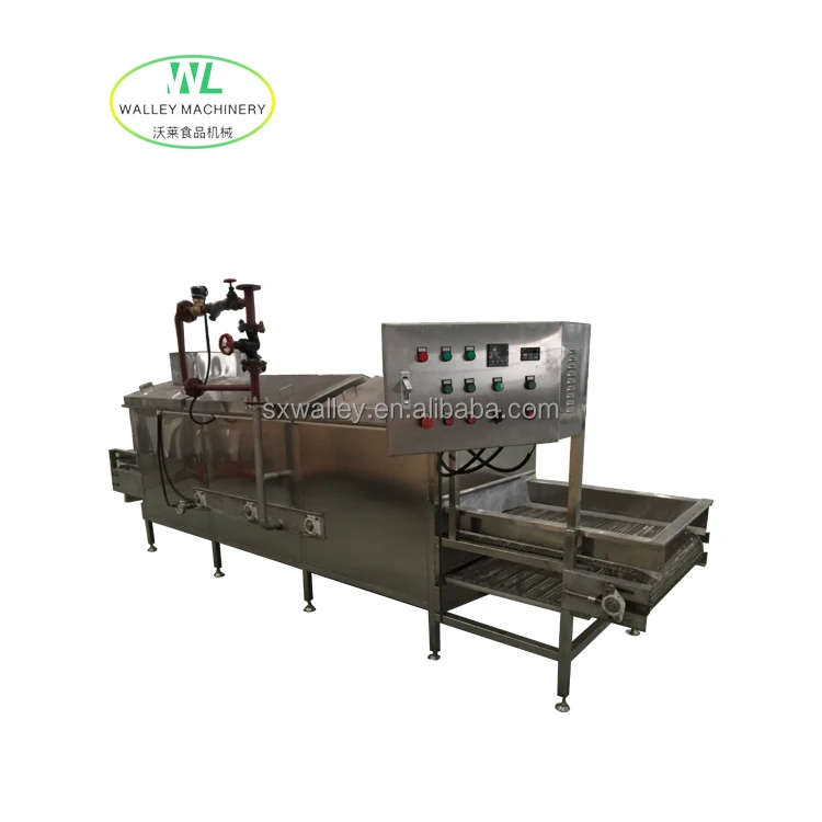 Factory Supply Price Industrial Belt Type Steam Blanching Rice Steaming Cooking Suitable For Granules Vegetable Fruit Aquatic