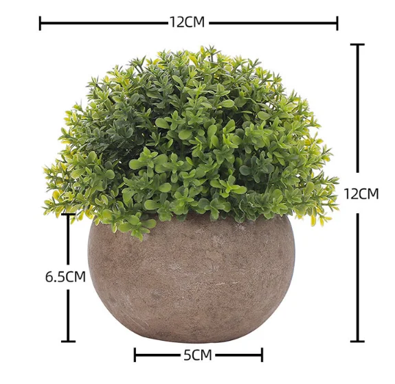 
Artificial Plants Potted Artificial Boxwood Topiary Tree Shaped Tree 