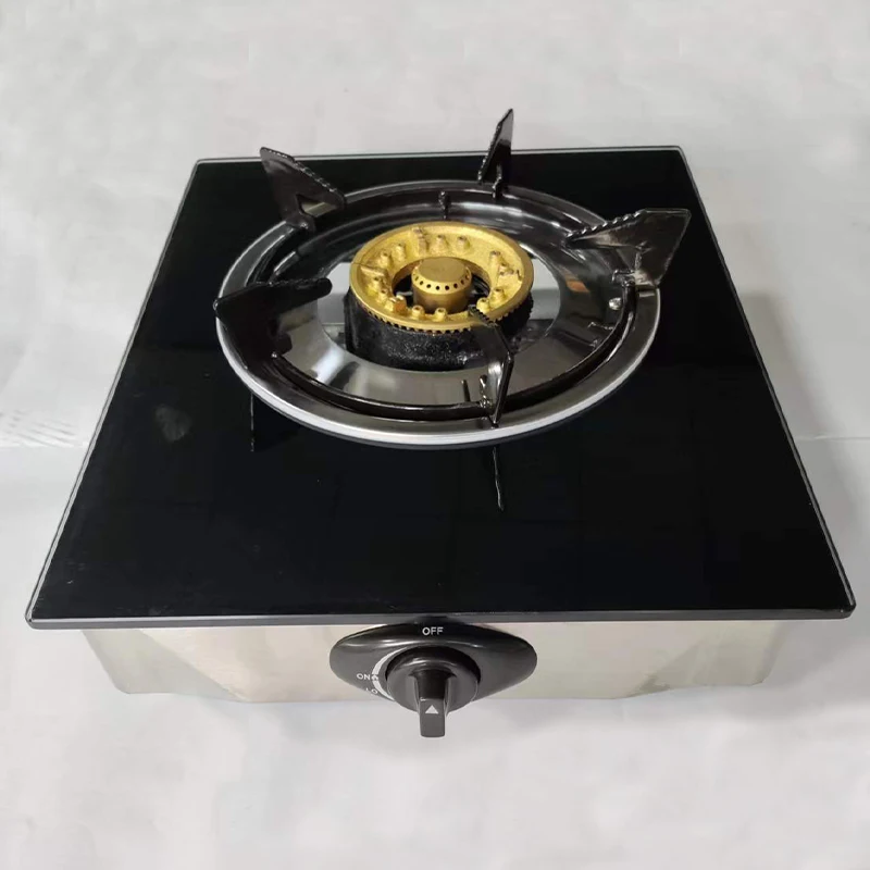 Kitchen Appliances Tempered Glass Top Stove Gas cooker Table Top Gas Stove 1 Burner Cooktops
