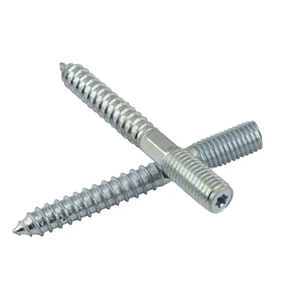 Double Threaded Tapping Screw Wood to Metric Thread Hanger bolt