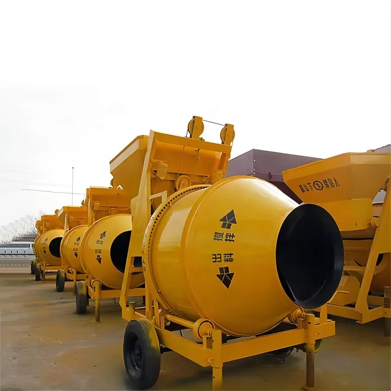 Jzc250 Drum Series Self-Lifting Concrete Mixer  250L Self Loading Concrete Mixer Machines Spare Parts