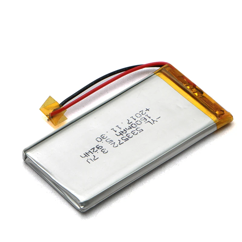 Rechargeable li ion polymer battery 3.7v 1600mah lithium polymer battery cell