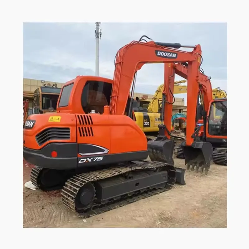 Лидер продаж 90% новый doosan dx75 7 5 экскаватор dx75-9c б/у экскаваторы для на продажу