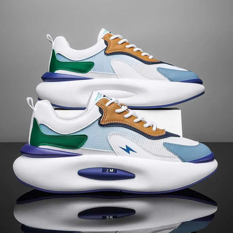 Wholesale breathable shock absorption running sneaker casual campus shoes man