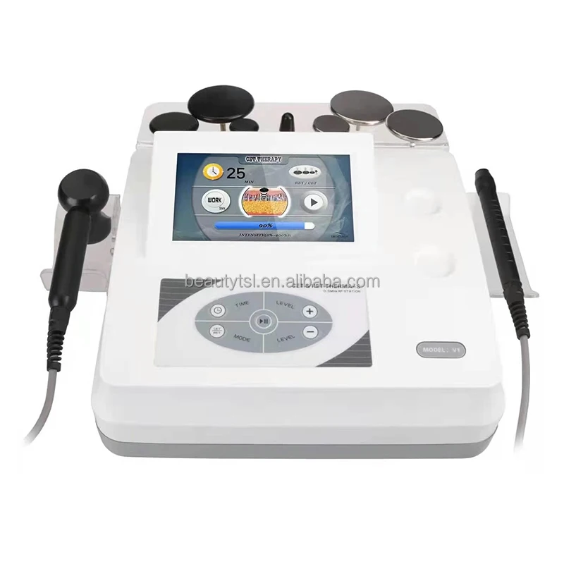 Indiba 448khz Tecar Portable CET RET Physical Therapy Machine For Rehabilitation Sciatica Pain Relief Smart Tecar