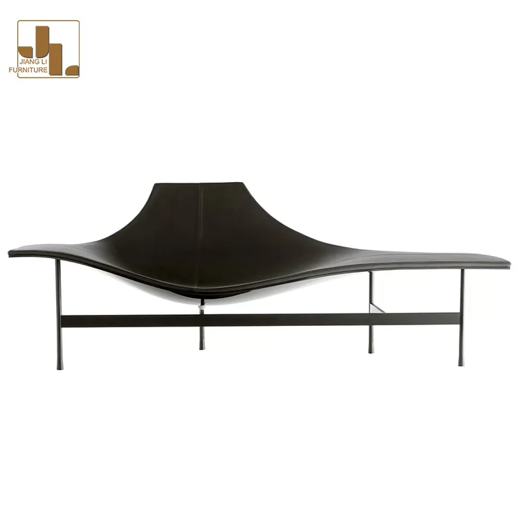 Modern luxury design leisure sofa lounge chair FRP frame metal leg leather high class home sofa for hotel