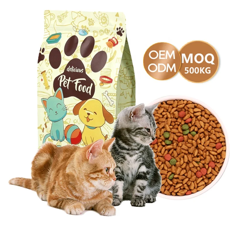 Oem Pet Cat Food Factory Good Price Nutrition Balance High Quality Rotein Round Chicken Flavor Wholesale Bulk Dry Cat Food