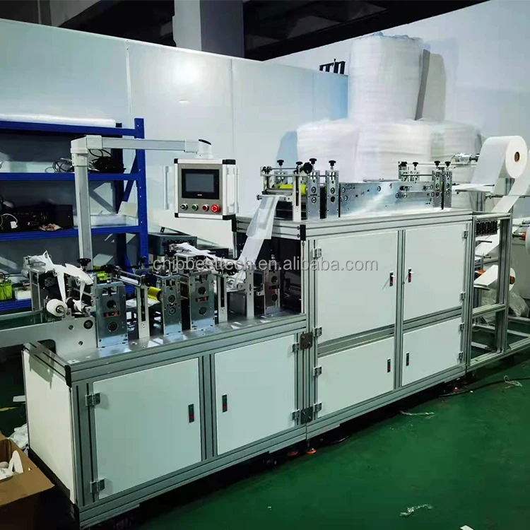 Automatic Ultrasonic Non Woven Shower Shoes SPA Salon Use Slippers Making Machine