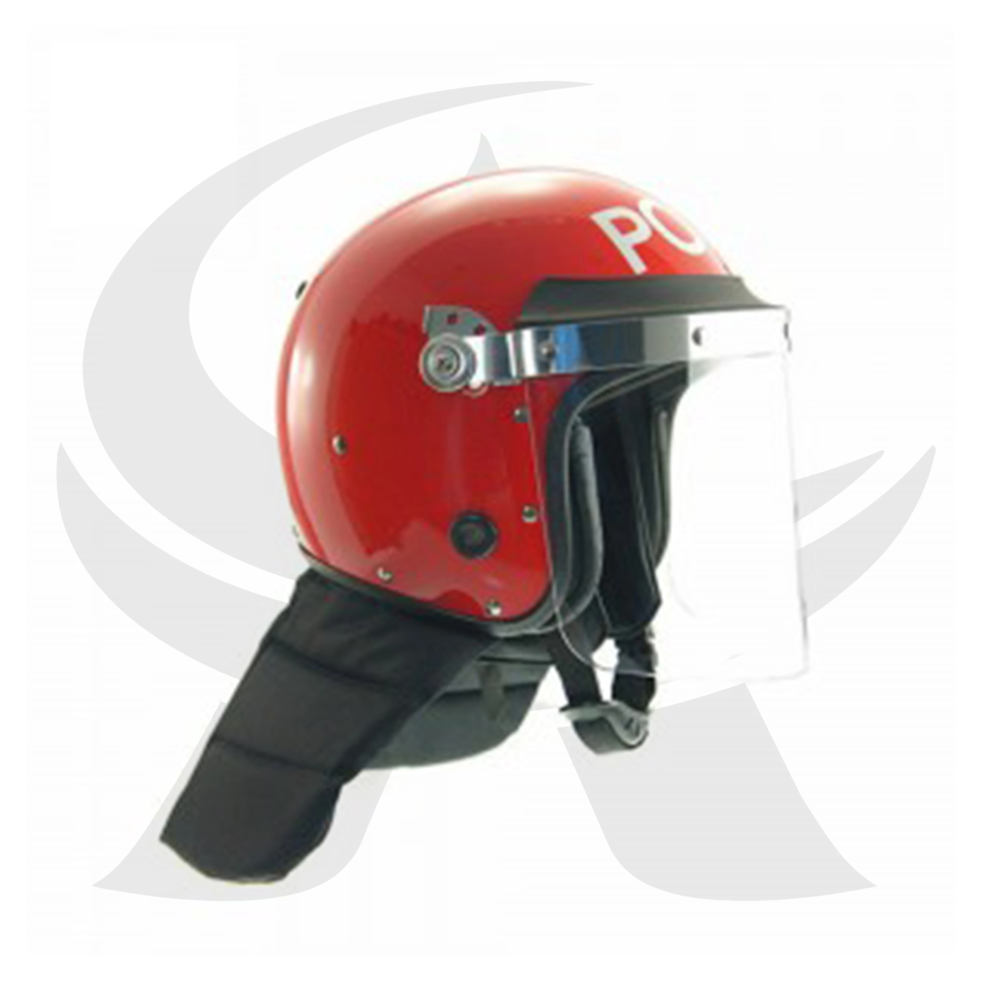 ABS Standard Full Face Helmet Standard Style with L Shape Visor Security Equipment Riot Control Helmet