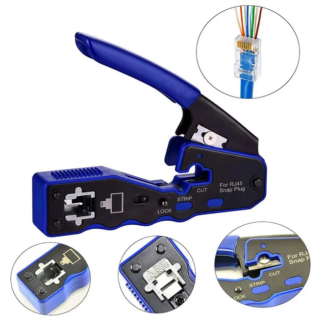 RJ45 RJ11 Cat6 Cable Plier Tool Crimper Rj45 Crimp Tool