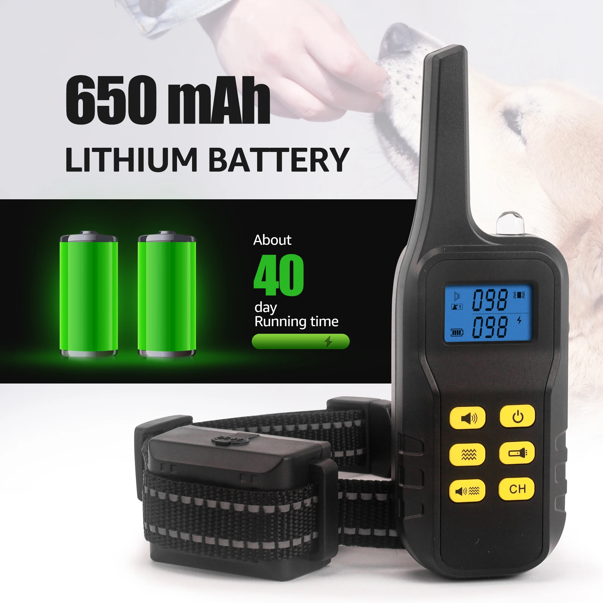 Remote Electronic Dog Training Collar Top Seller 2 in 1 Pet Training Products Electronic Bark Control Popular on Ebay
