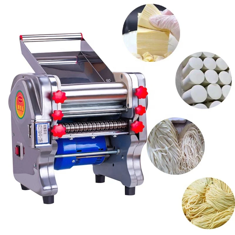 Automatic Commercial Electric Noodle Making Machine 20CM Roller Round Noodle Maker Machine