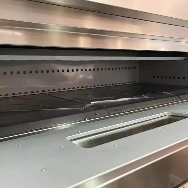 Новый дизайн 2022 Лидер продаж итальянская профессиональная промышленная Паровая цифровая галогенная газовая конвекционная печь для пиццы