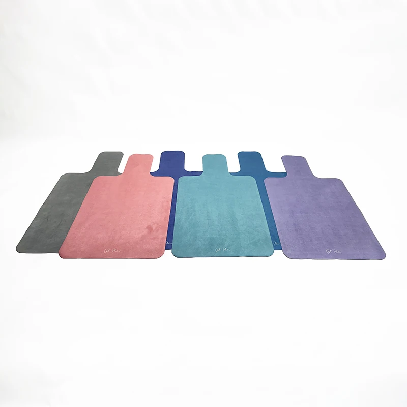 Hygiene Eco Machine Washable Customisable Solid Color Cover Towel Velvet Suede Pilates Reformer Yoga and Pilates Mats