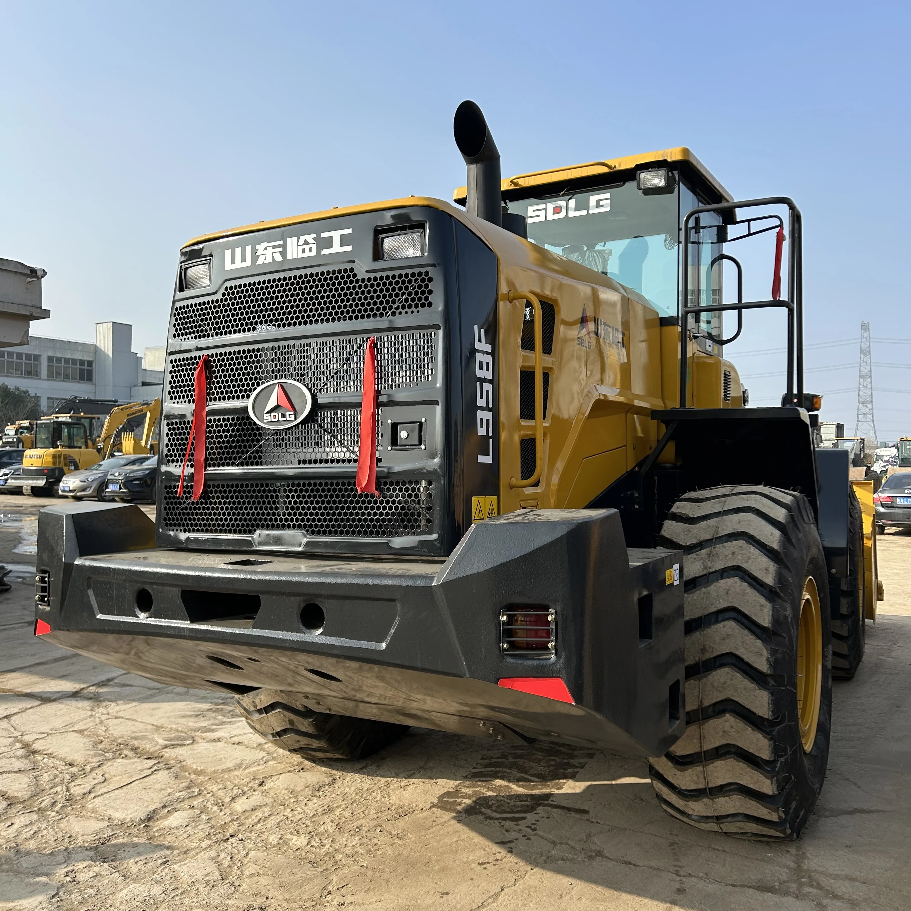 2023 Model Used SDLG L958F 958F 5 ton front wheel loader SDLG 958 958L for sale